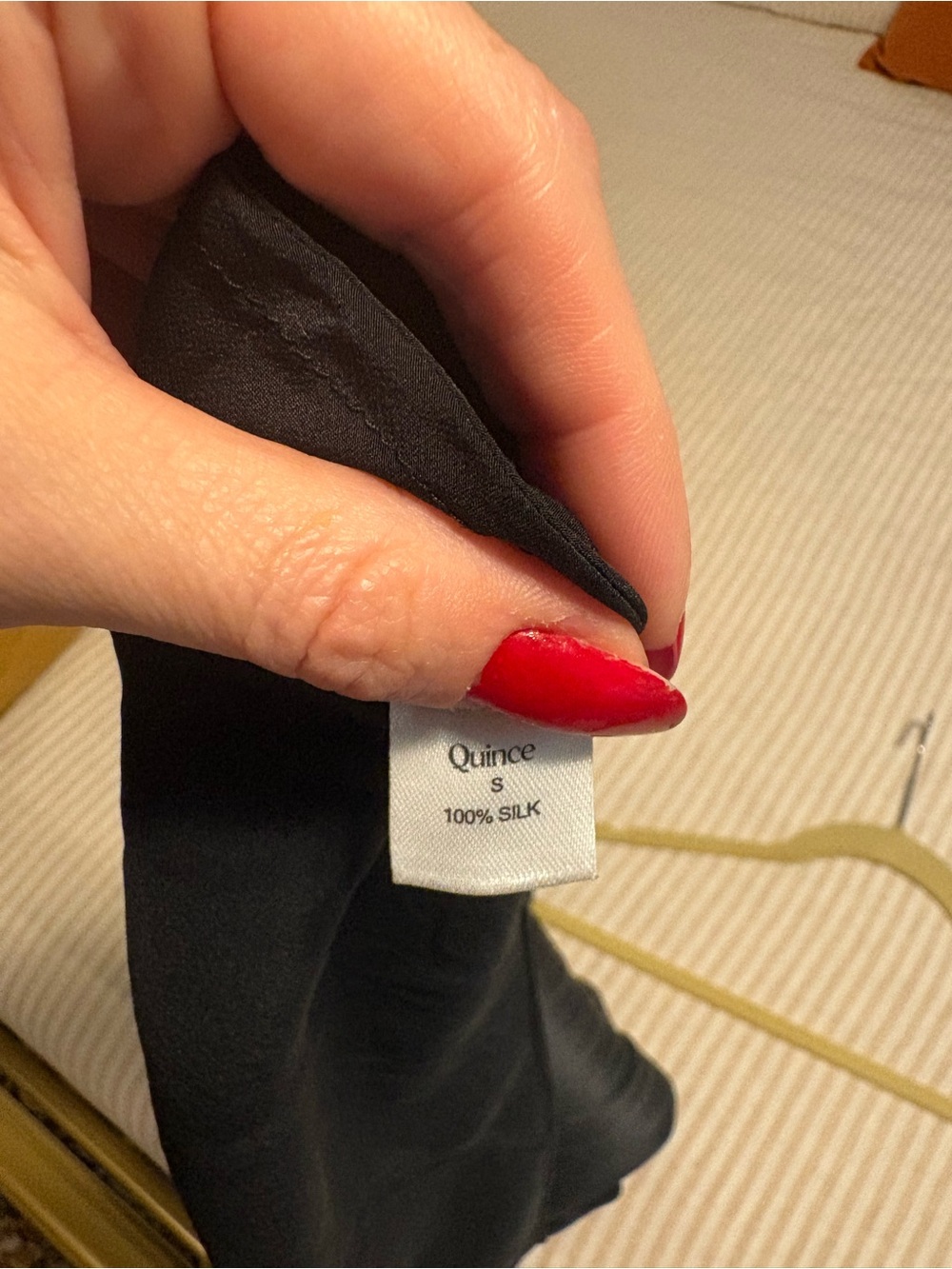 Washable silk MIDI dress - Picture 5 of 6